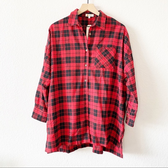 Axis Apparel Tops Axis Apparel Oversized Flannel Shirt Poshmark